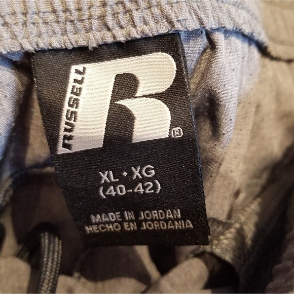 Russell Athletic Men's Boardshorts Swim Shorts Surf Gray Elasticized Waist 40/42 - Picture 2 of 12